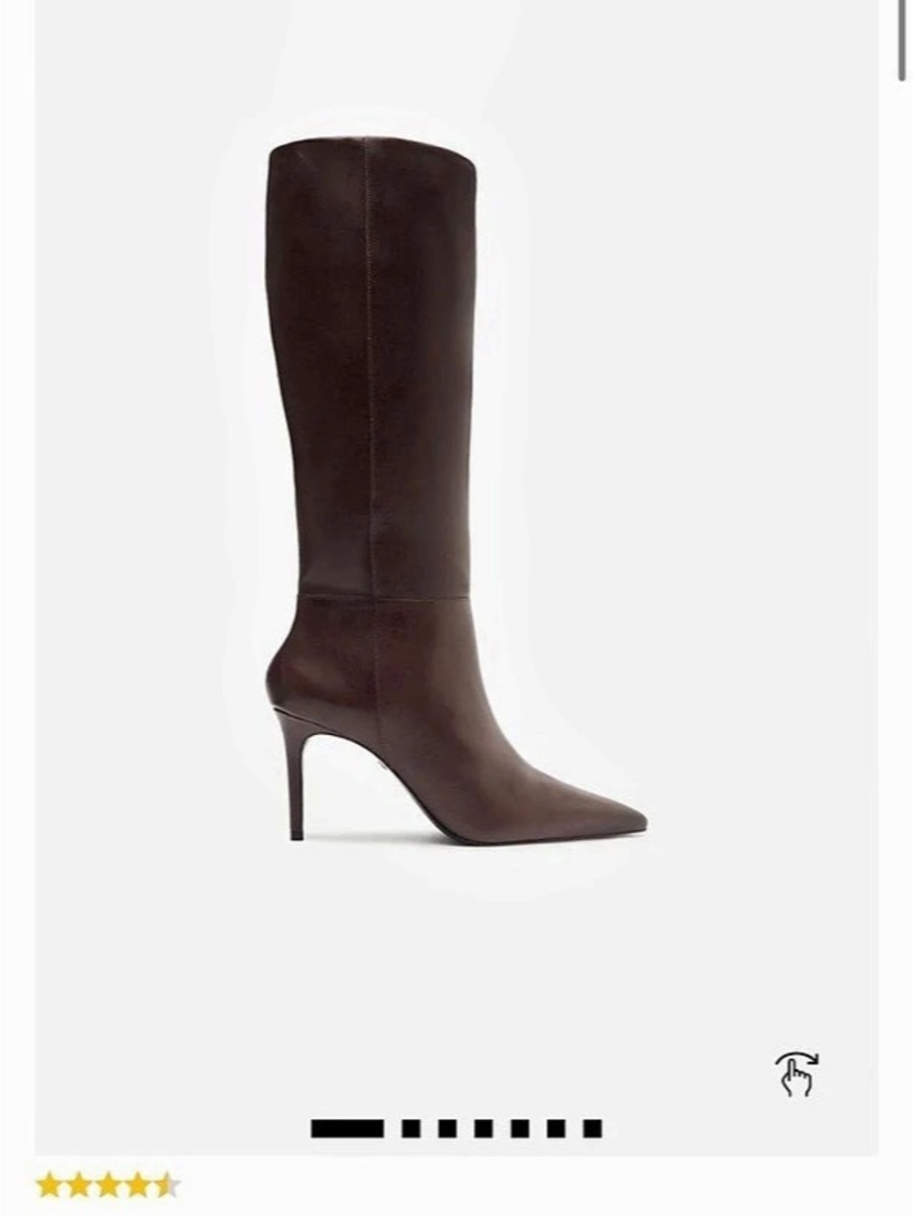 Schutz Mikki Up Boot Brown Heeled Boots
